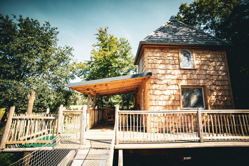 Baumhaus Übernachtung im Trend